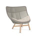 DEDON MBRACE Hochlehner Teak Gestell - Geflecht Pepper