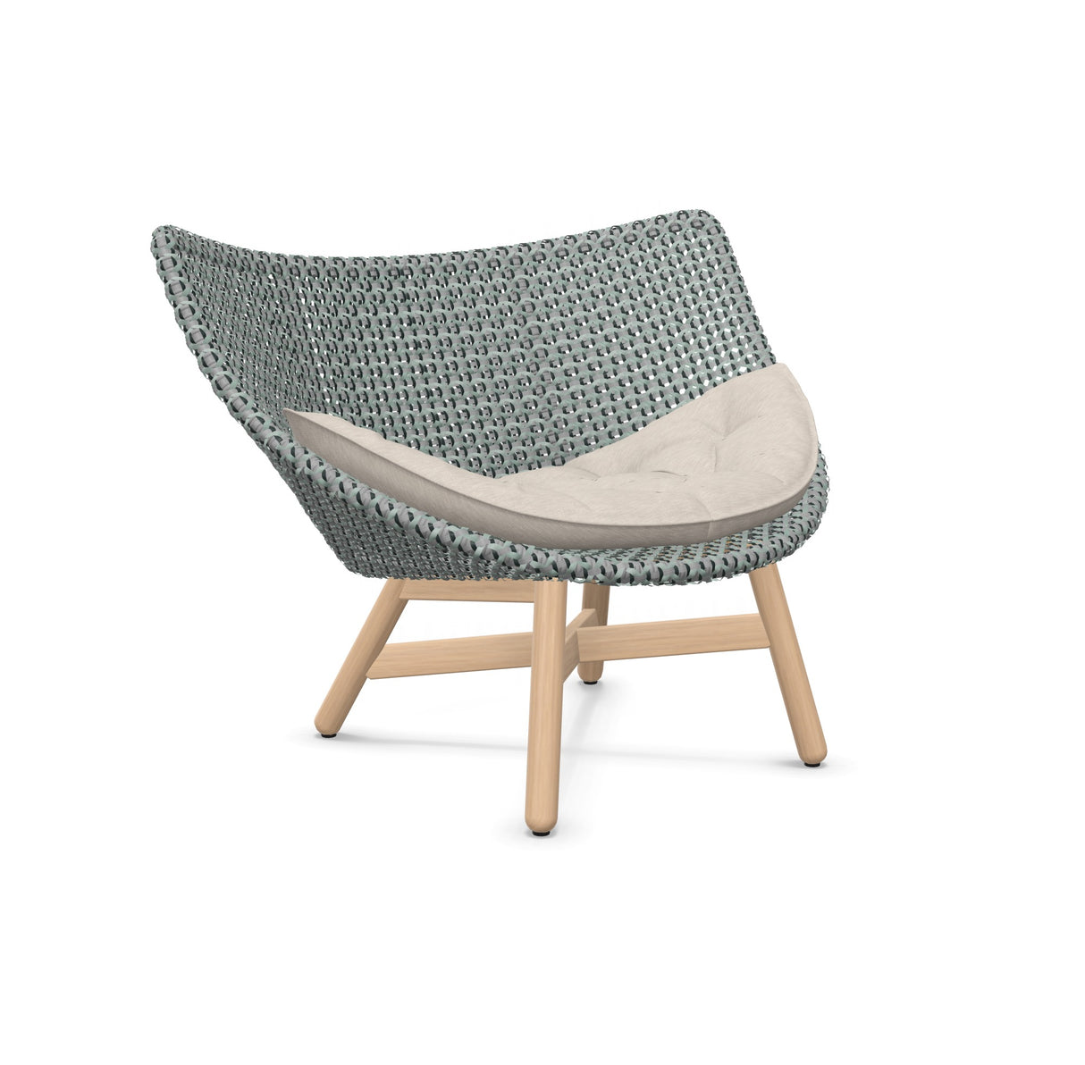 DEDON MBRACE Lounge Sessel Teak Gestell - Geflecht Baltic