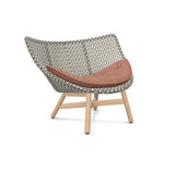 DEDON MBRACE Lounge Sessel Teak Gestell - Geflecht Pepper