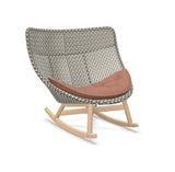 DEDON MBRACE Schaukelstuhl Teak Gestell - Geflecht Pepper