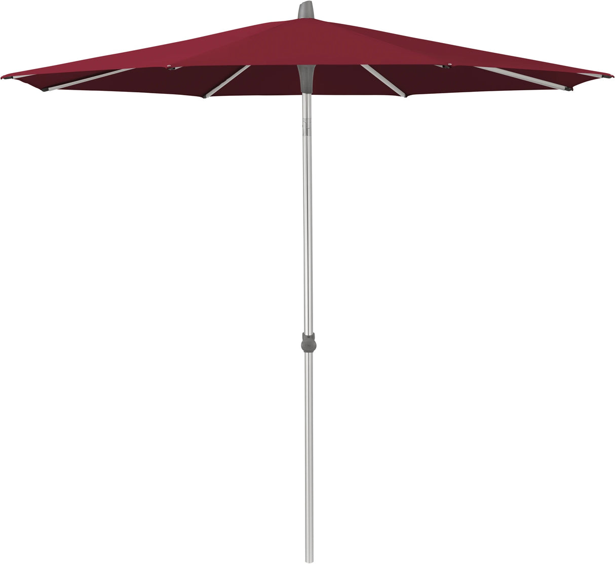 Glatz ALU-SMART Sonnenschirm, Gestell Aluminium natureloxiert - rund