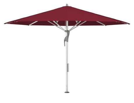 Glatz Gastronomieschirm - FORTELLO LED, Gestell Aluminium natureloxiert, Ø 400 cm , rund