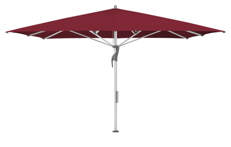 Glatz Gastronomieschirm - FORTELLO LED, Gestell Aluminium natureloxiert, 400 x 300 cm,  rechteckig