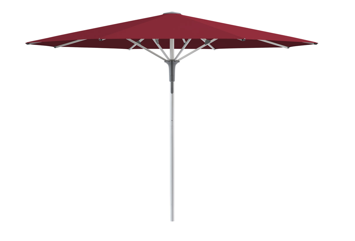 Glatz Gastronomieschirm - FORTERO Pro, Gestell Aluminium natureloxiert, Ø 350 cm, rund