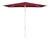 Glatz TWIST Sonnenschirm matt weiß pulverbeschichtet - rechteckig