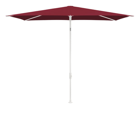 Glatz TWIST Sonnenschirm matt weiß pulverbeschichtet - rechteckig