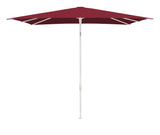 Glatz SMART Sonnenschirm matt weiß pulverbeschichtet - quadratisch