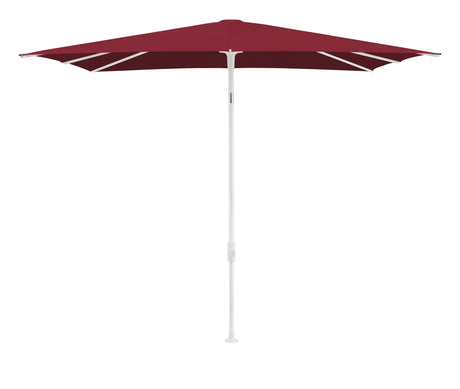 Glatz SMART Sonnenschirm matt weiß pulverbeschichtet - quadratisch