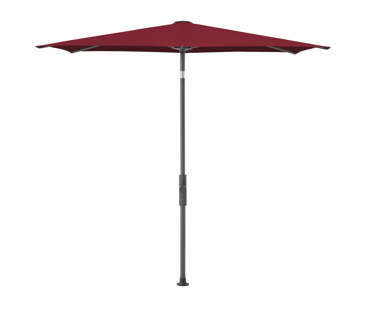 Glatz TWIST Sonnenschirm anthrazit pulverbeschichtet - quadratisch