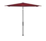 Glatz TWIST Sonnenschirm anthrazit pulverbeschichtet - quadratisch