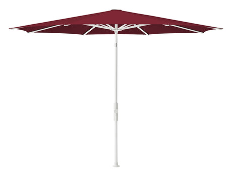 Glatz TWIST Sonnenschirm, matt weiss pulverbeschichtet - rund