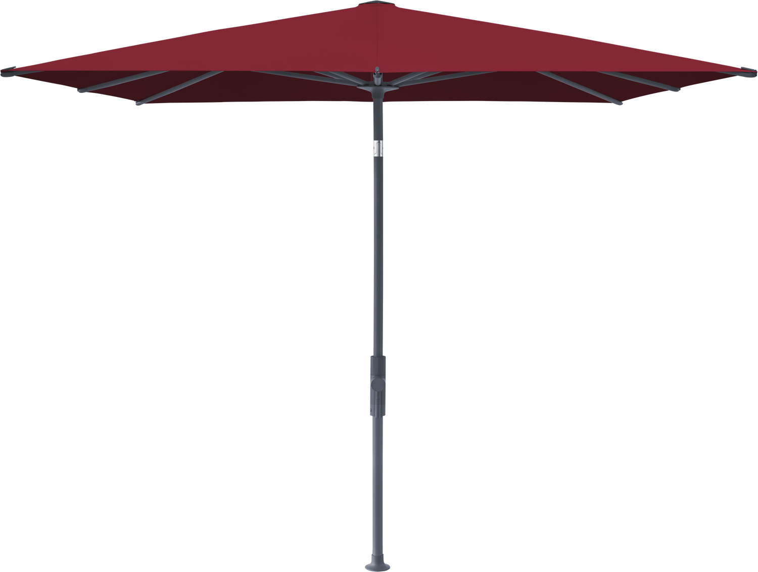 Glatz VITA Torna - Sonnenschirm - Gestell Aluminium, seidengrau oder anthrazit pulverbeschichtet, 240 x 240,210 x 150 & 250 x 200 cm