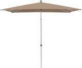 Glatz ALU-SMART Sonnenschirm, Gestell Aluminium natureloxiert- quadratisch