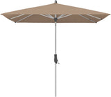 Glatz ALU-TWIST Sonnenschirm, Gestell Aluminium natureloxiert - rechteckig