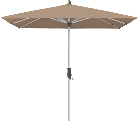 Glatz ALU-TWIST Sonnenschirm, Gestell Aluminium natureloxiert - rechteckig