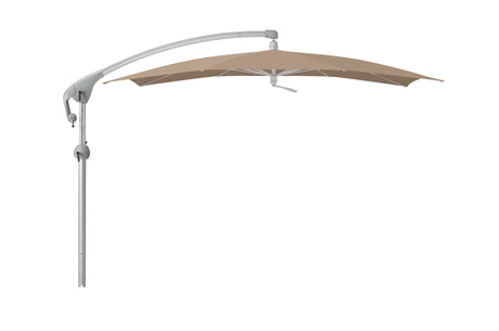 Glatz PENDALEX P+ Sonnenschirm, Gestell Aluminium natureloxiert - rechteckig