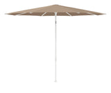 Glatz SMART Sonnenschirm matt weiss pulverbeschichtet - rund