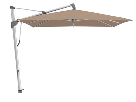 Glatz SOMBRANO Sonnenschirm, Gestell Aluminium natureloxiert - quadratisch