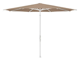 Glatz TWIST Sonnenschirm, matt weiss pulverbeschichtet - rund