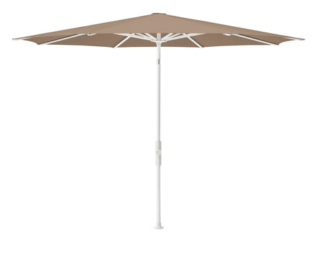 Glatz TWIST Sonnenschirm, matt weiss pulverbeschichtet - rund