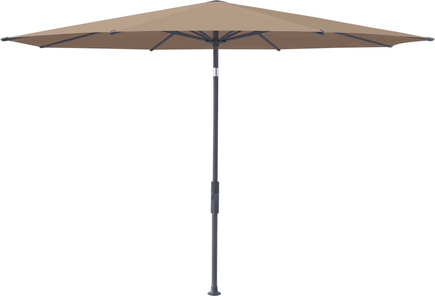Glatz VITA Torna - Sonnenschirm - Gestell Aluminium, seidengrau oder anthrazit pulverbeschichtet, Ø 270, Ø 300 cm & Ø 330 cm