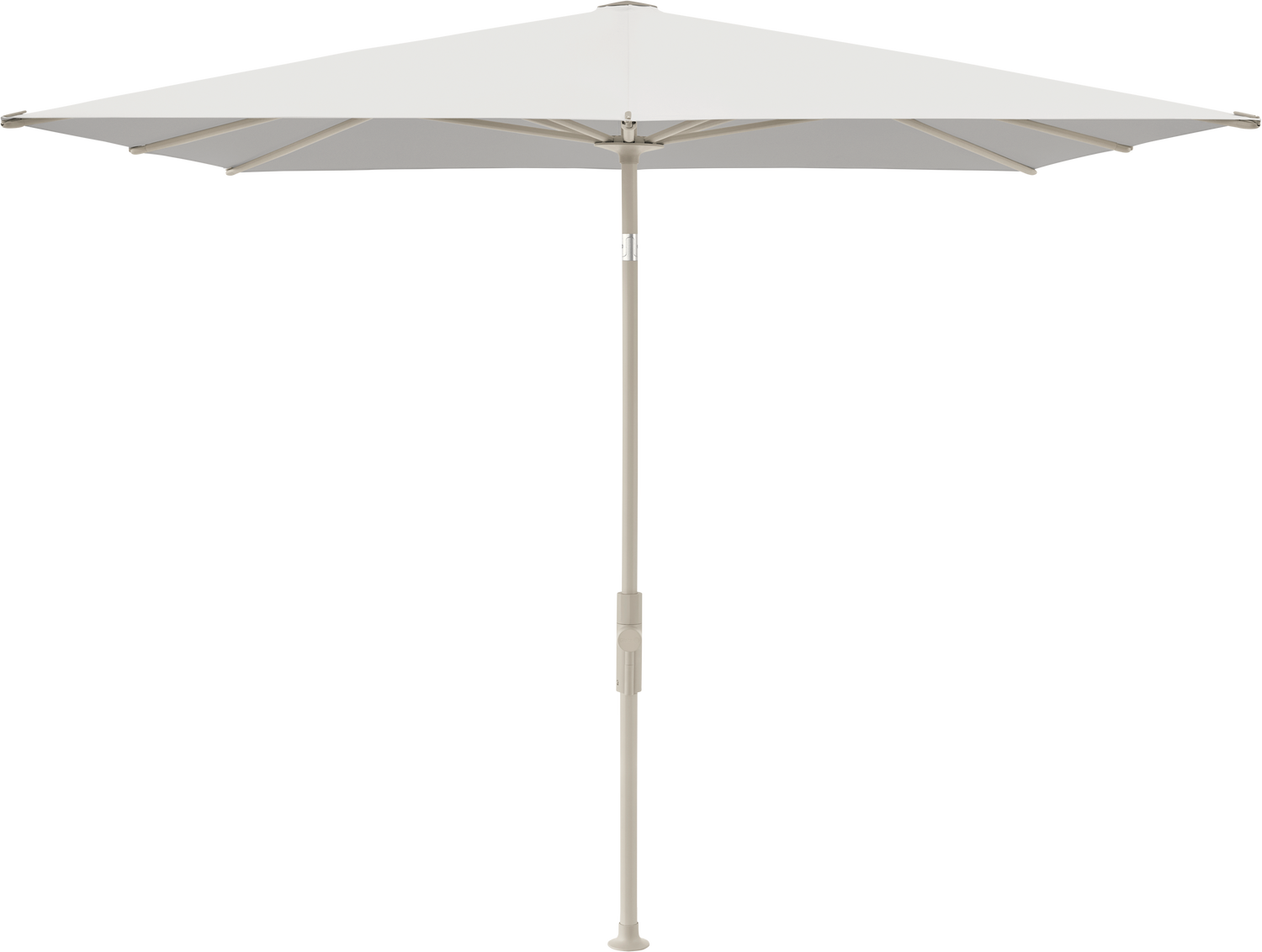 Glatz VITA Torna - Sonnenschirm - Gestell Aluminium, seidengrau oder anthrazit pulverbeschichtet, 240 x 240,210 x 150 & 250 x 200 cm