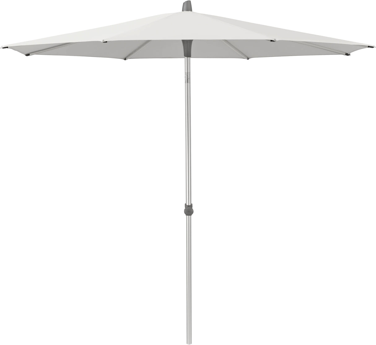 Glatz ALU-SMART Sonnenschirm, Gestell Aluminium natureloxiert - rund