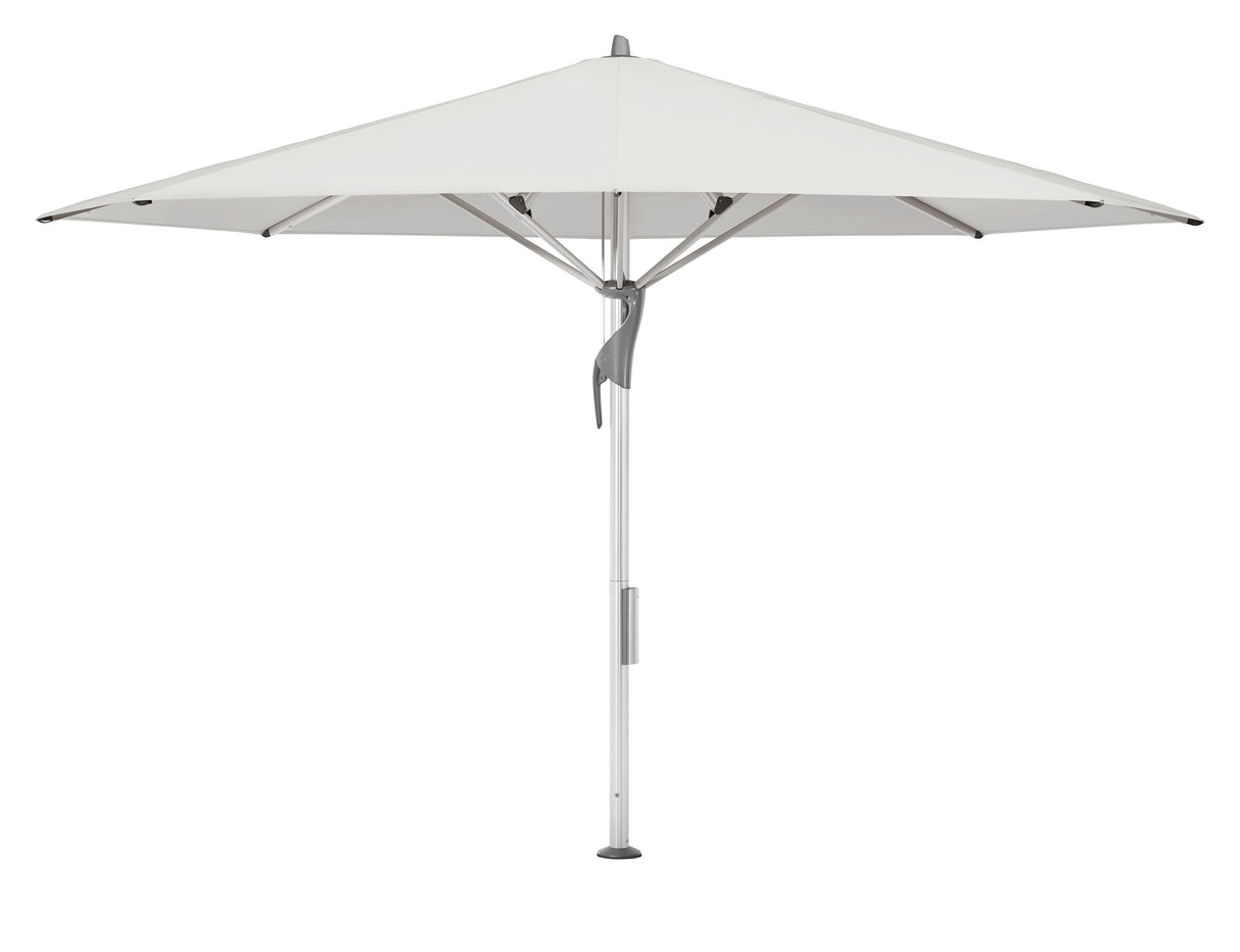 Glatz Gastronomieschirm - FORTELLO LED, Gestell Aluminium natureloxiert, Ø 400 cm , rund