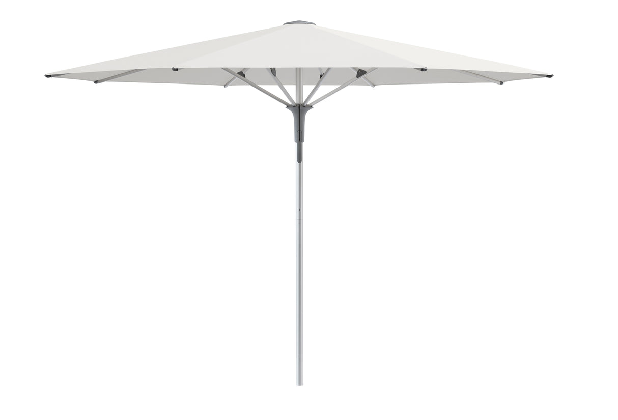 Glatz Gastronomieschirm - FORTERO Pro, Gestell Aluminium natureloxiert, Ø 350 cm, rund