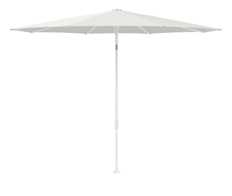 Glatz SMART Sonnenschirm matt weiss pulverbeschichtet - rund