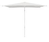 Glatz SMART Sonnenschirm matt weiß pulverbeschichtet - quadratisch
