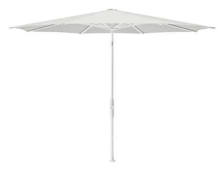 Glatz TWIST Sonnenschirm, matt weiss pulverbeschichtet - rund