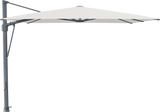 Glatz VITA Sfera Ampelschirm, Gestell Aluminium, seidengrau oder anthrazit pulverbeschichtet, 300 x 300, 350 x 350 & 400 x300 cm