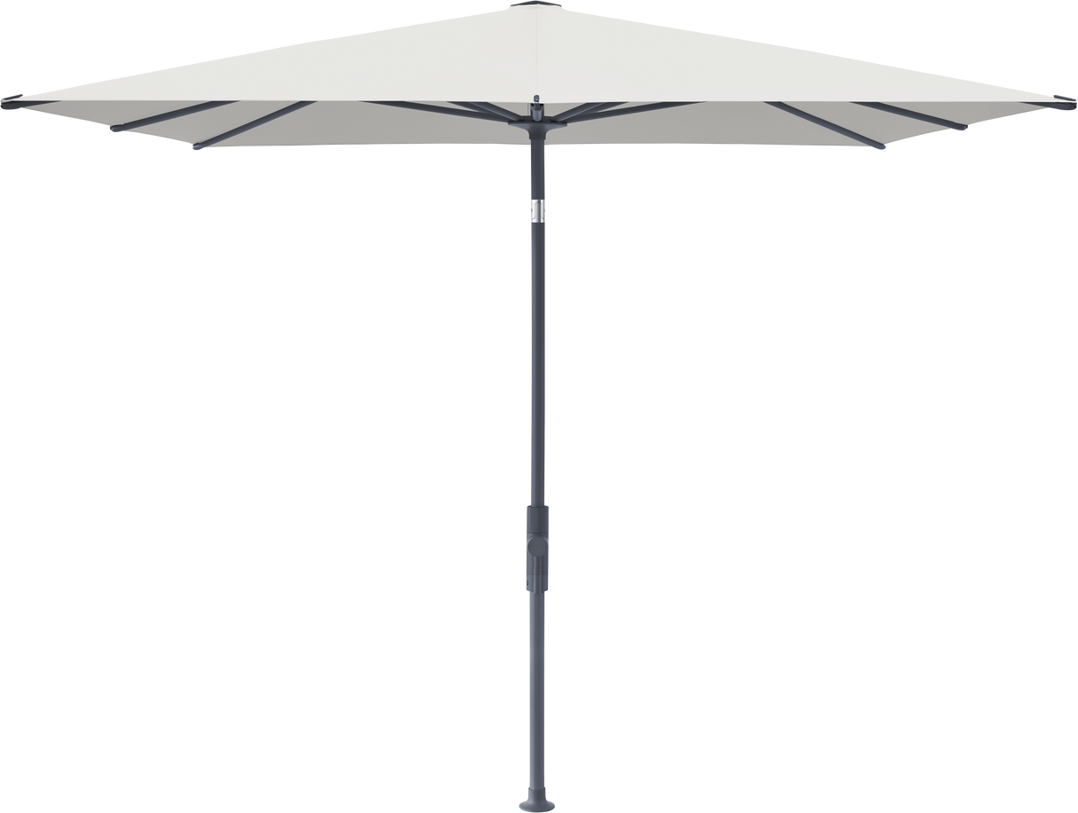 Glatz VITA Torna - Sonnenschirm - Gestell Aluminium, seidengrau oder anthrazit pulverbeschichtet, 240 x 240,210 x 150 & 250 x 200 cm