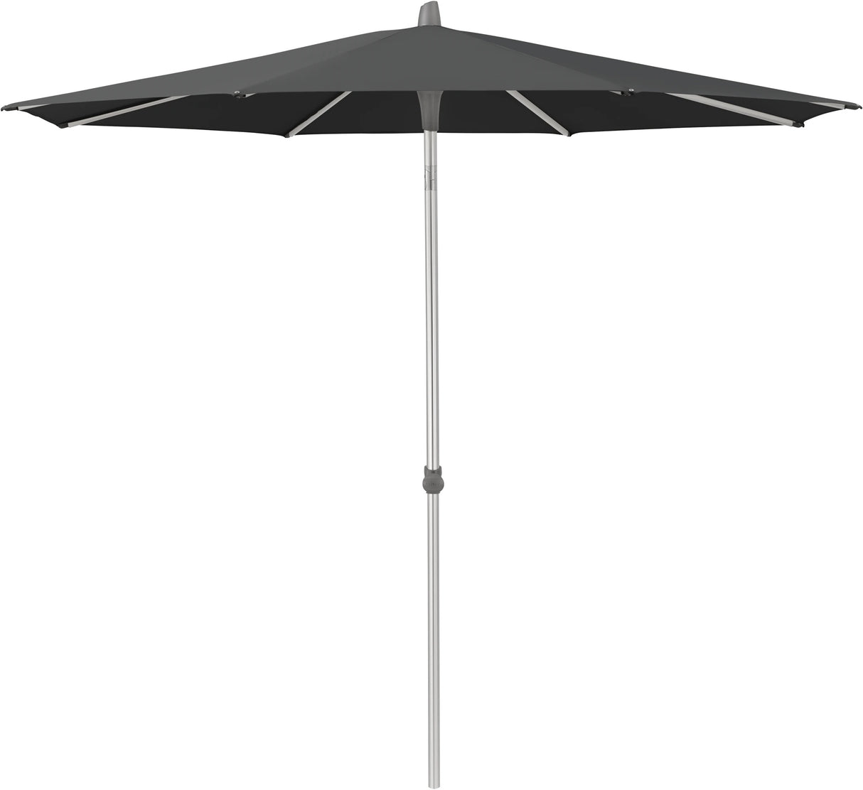 Glatz ALU-SMART Sonnenschirm, Gestell Aluminium natureloxiert - rund