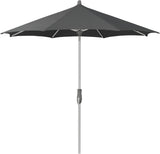 Glatz ALU-TWIST Sonnenschirm, Gestell Aluminium natureloxiert, rund