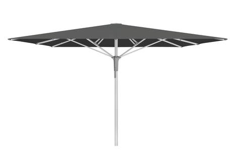 Glatz Gastronomieschirm - FORTELLO Pro, Gestell Aluminium natureloxiert, 350 x 350 cm / 400 x 400 cm / 400 x 300 cm,