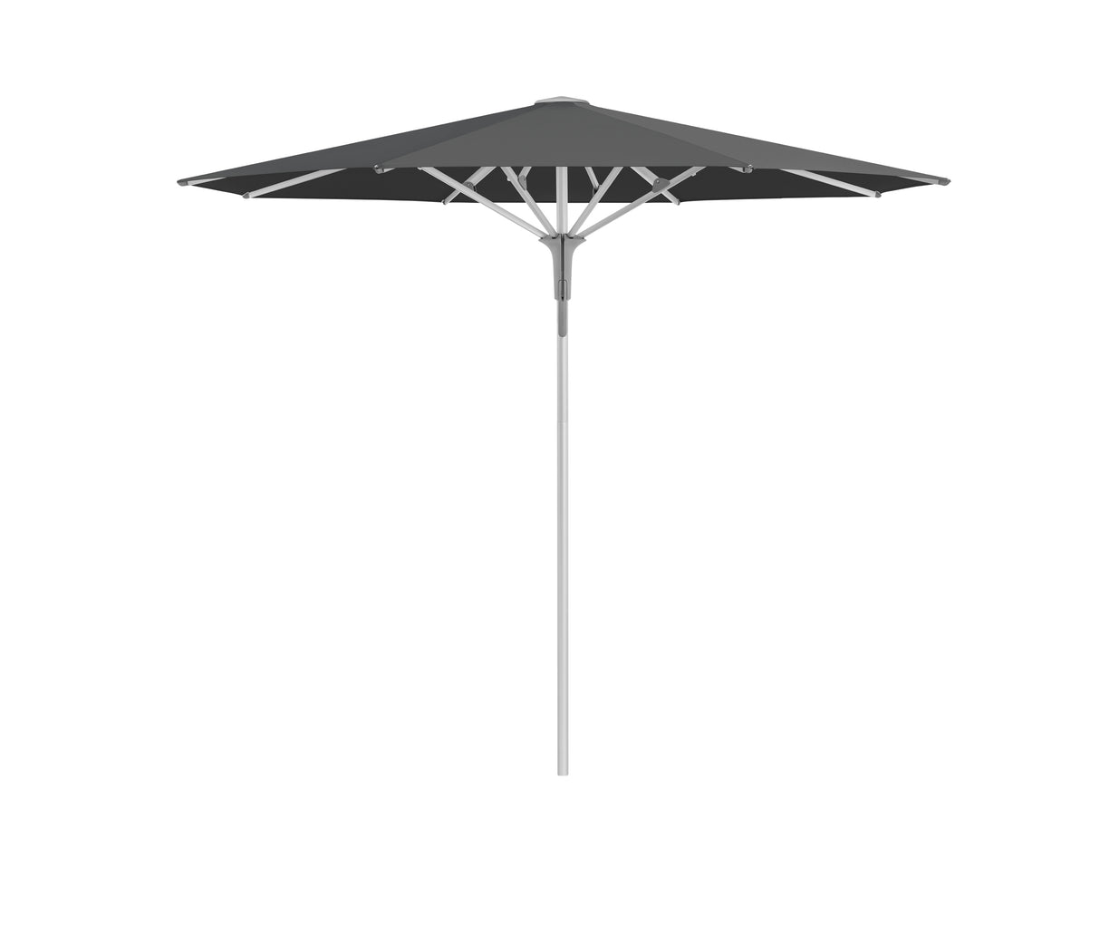 Glatz Gastronomieschirm - FORTINO Pro, Gestell Aluminium natureloxiert, Ø 250 cm - Ø 300 cm, rund