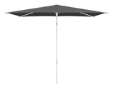 Glatz TWIST Sonnenschirm matt weiß pulverbeschichtet - rechteckig