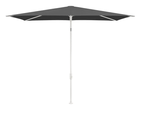 Glatz TWIST Sonnenschirm matt weiß pulverbeschichtet - rechteckig