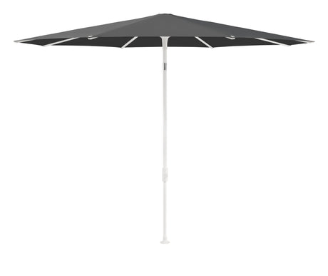 Glatz SMART Sonnenschirm matt weiss pulverbeschichtet - rund