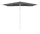 Glatz SMART Sonnenschirm matt weiß pulverbeschichtet - quadratisch