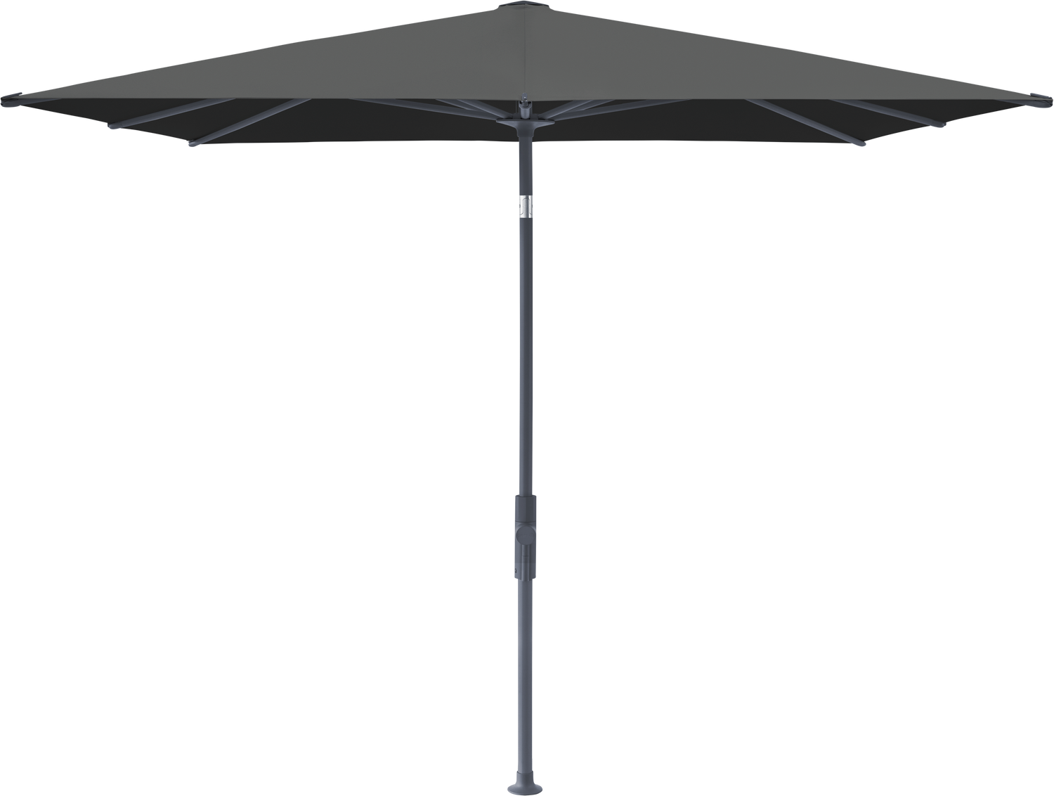 Glatz VITA Torna - Sonnenschirm - Gestell Aluminium, seidengrau oder anthrazit pulverbeschichtet, 240 x 240,210 x 150 & 250 x 200 cm