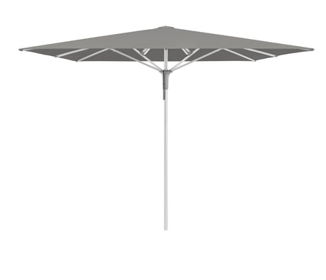 Glatz Gastronomieschirm - FORTINO Pro, Gestell Aluminium natureloxiert, 200 x 200 cm - 250 x 250 cm, rquadratisch