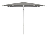 Glatz TWIST Sonnenschirm matt weiß pulverbeschichtet - rechteckig