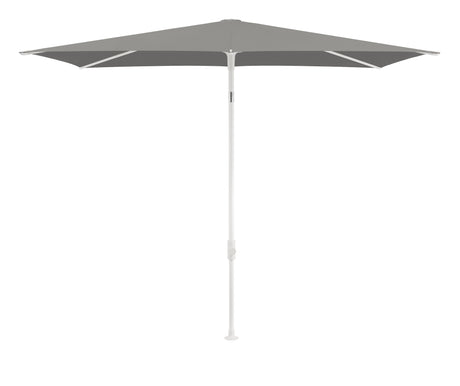 Glatz TWIST Sonnenschirm matt weiß pulverbeschichtet - rechteckig