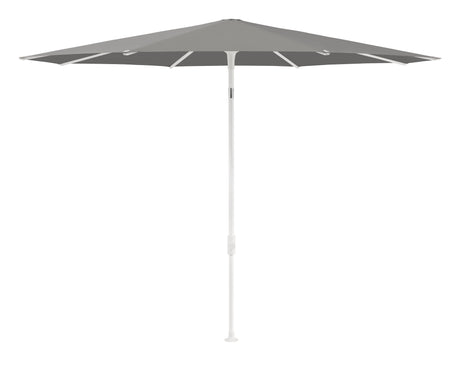 Glatz SMART Sonnenschirm matt weiss pulverbeschichtet - rund