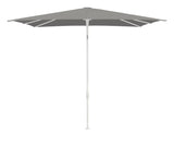 Glatz SMART Sonnenschirm matt weiß pulverbeschichtet - quadratisch