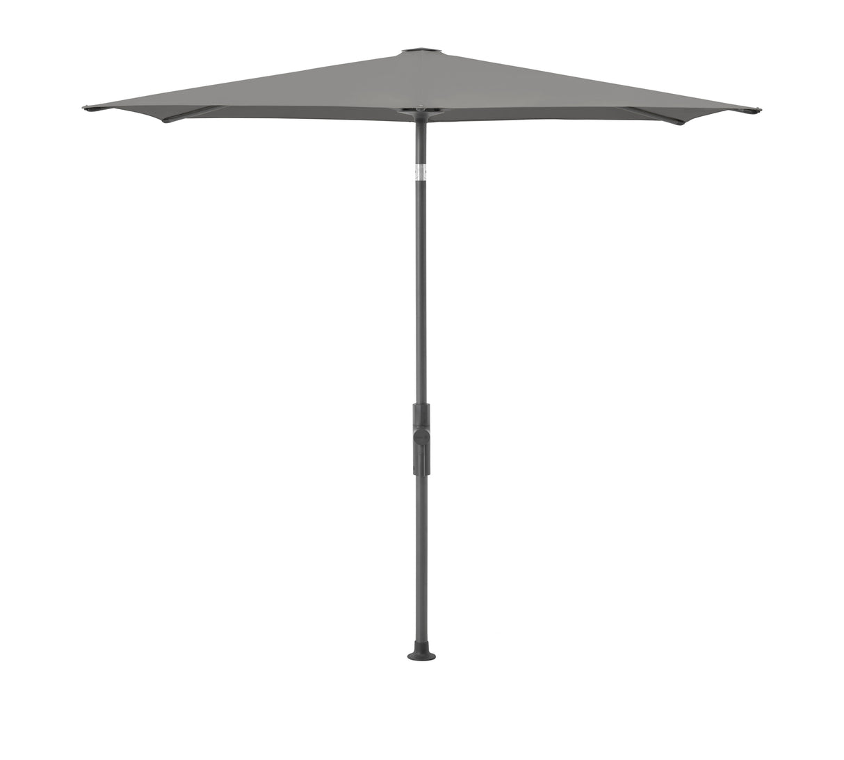 Glatz TWIST Sonnenschirm anthrazit pulverbeschichtet - quadratisch