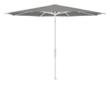 Glatz TWIST Sonnenschirm, matt weiss pulverbeschichtet - rund